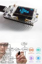 2PCS New V3 Version 433MHZ/868MHz-915MHz SX1276/SX1278 ESP32 LoRa OLED  WIFI Lora Kit 32 V2 Development Board for Arduino