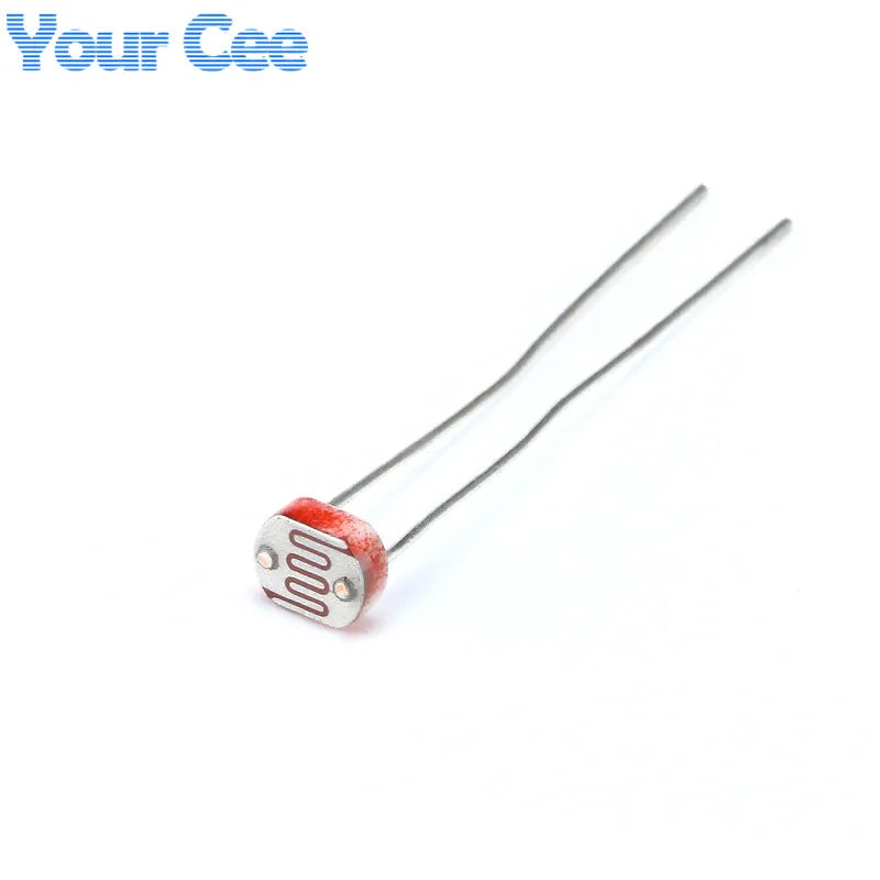 100pcs/10pcs 5MM Photoresistor 5528 Light Sensitive Resistor Dependent LDR GL5528 Photoelectric Detection Photo Photosensitive