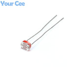 100pcs/10pcs 5MM Photoresistor 5528 Light Sensitive Resistor Dependent LDR GL5528 Photoelectric Detection Photo Photosensitive