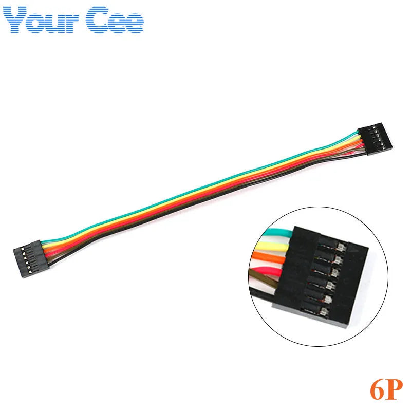 10pcs 2.54MM Female To Female Dupont Cable Wire Dupont Cable 2P 3P 5P 6P 7P 8P 9P 10P Dupont Cable