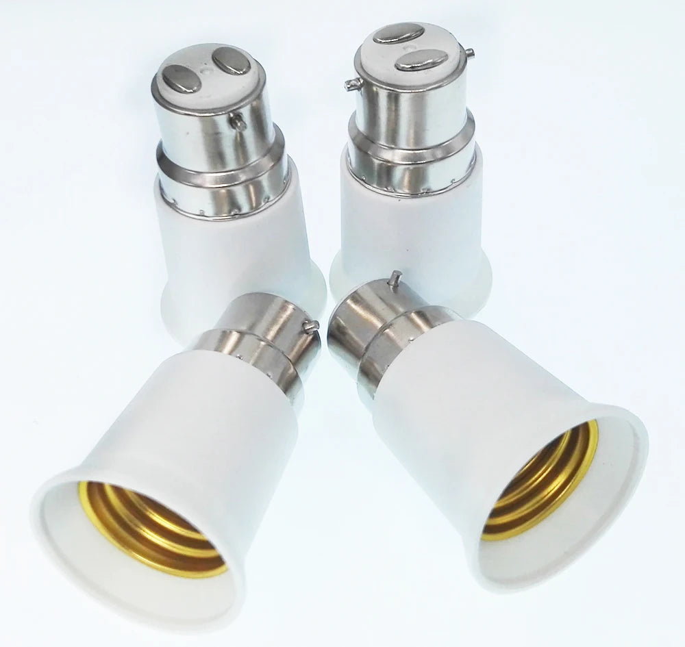 1PC B22 to E27 Adapter Bayonet Cap B22 to E27 ES Edison Screw Converter,BC to ES Light Socket Converter, high Quality,CE Rohs