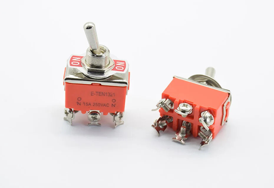 1Pc  Car Metal SPDT SPST P0.05 15A 250V ON OFF ON ON Stainless Steel Waterproof Toggle Swith 12V Heavy Duty Toggle Flick Switch