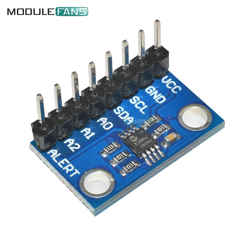 High Accuracy Temperature Sensor MCP9808 I2C Breakout Board Module 2.7V-5V Logic Voltage for Ardunio IIC