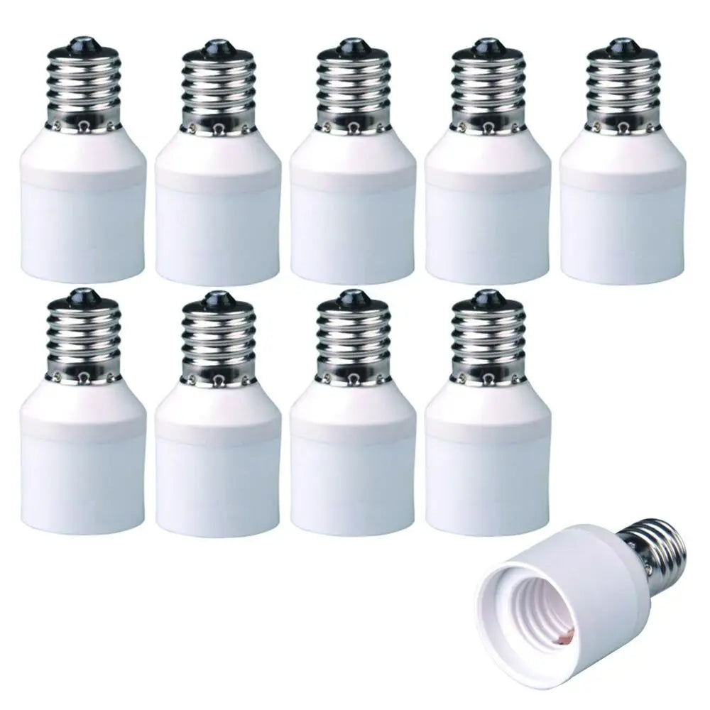 2PCS E17 Light Socket Adapter Extender E17 LED Candle Bulb Base Lampholder Extension Converter CE Rohs