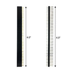 10pcs 40 Pin 1x40 Single Row Male and Female 2.54 Breakable Pin Header PCB JST Connector Strip for arduino DIY Kit