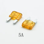 20pcs  5A 7.5A 10A 15A 20A 25 30A AMP Set For Auto Car Truck  Safety fuse Mini Blade Fuse Zinc Alloy and Plastic Material