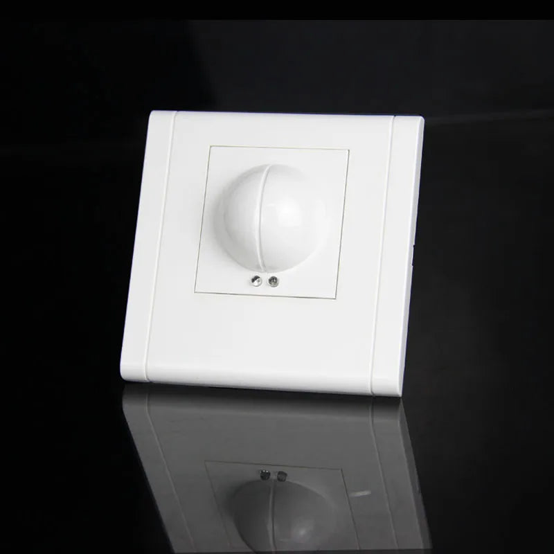 220/AC-240V/AC 360 Degree Microwave Sensor Light Switch Induction Microwave Motion Sensor 86 Motion Sensor Switch