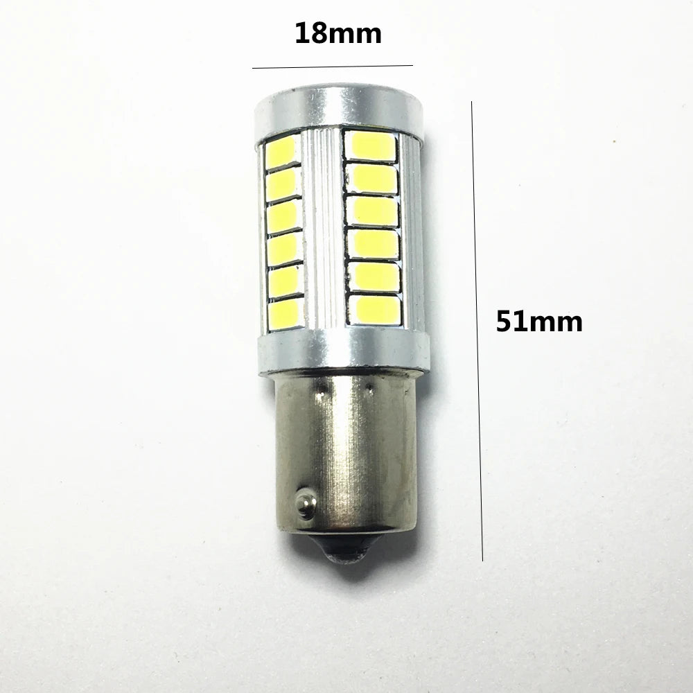 1pcs 1156 ba15s P21W led 5630 5730 smd Car Tail Bulb Brake Lights auto Reverse Lamp Daytime Running Light red white yellow