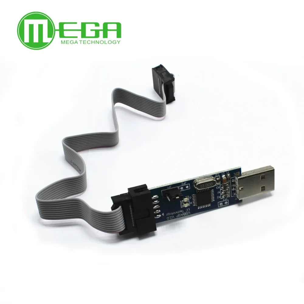 New USBASP USBISP AVR Programmer USB ATMEGA8 ATMEGA128 Support Win7 64K