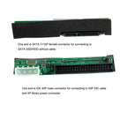 Sata to IDE Adapter Converter 1.5Gbs 2.5 Sata Female to 3.5 Inch IDE Male 40 Pin Port Support ATA 133 100 SSD HDD CD DVD Serial