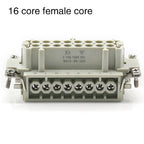 HDC-HE Heavy Duty Connector 4/6/10/16/24 Core Pin  Male Core and Female Core Connector 16A500v Aviation WaterprooPlug  Connector