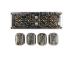 GHXAMP IN-12 Glow Tube 4-digit Clock Colorful LED Backlight DS3231 Nixie Clock IN-12B DC5V USB Electronic DIY