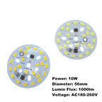 10pcs AC 220V LED PCB SMD5730 3W 5W 7W 10W 12W 15W 18W 24W Integrated IC Driver White/Warm White Light Source for LED Bulb