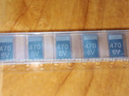Original 10pcs/  6.3V470UF 470UF 6V 6.3V D7343 PS3 D tantalum capacitors