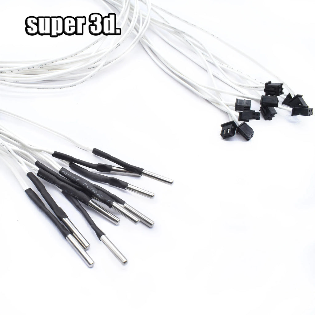 1PC NTC100K Thermistor with 100cm/200cm New Arrival Cable Length for 3D Printer