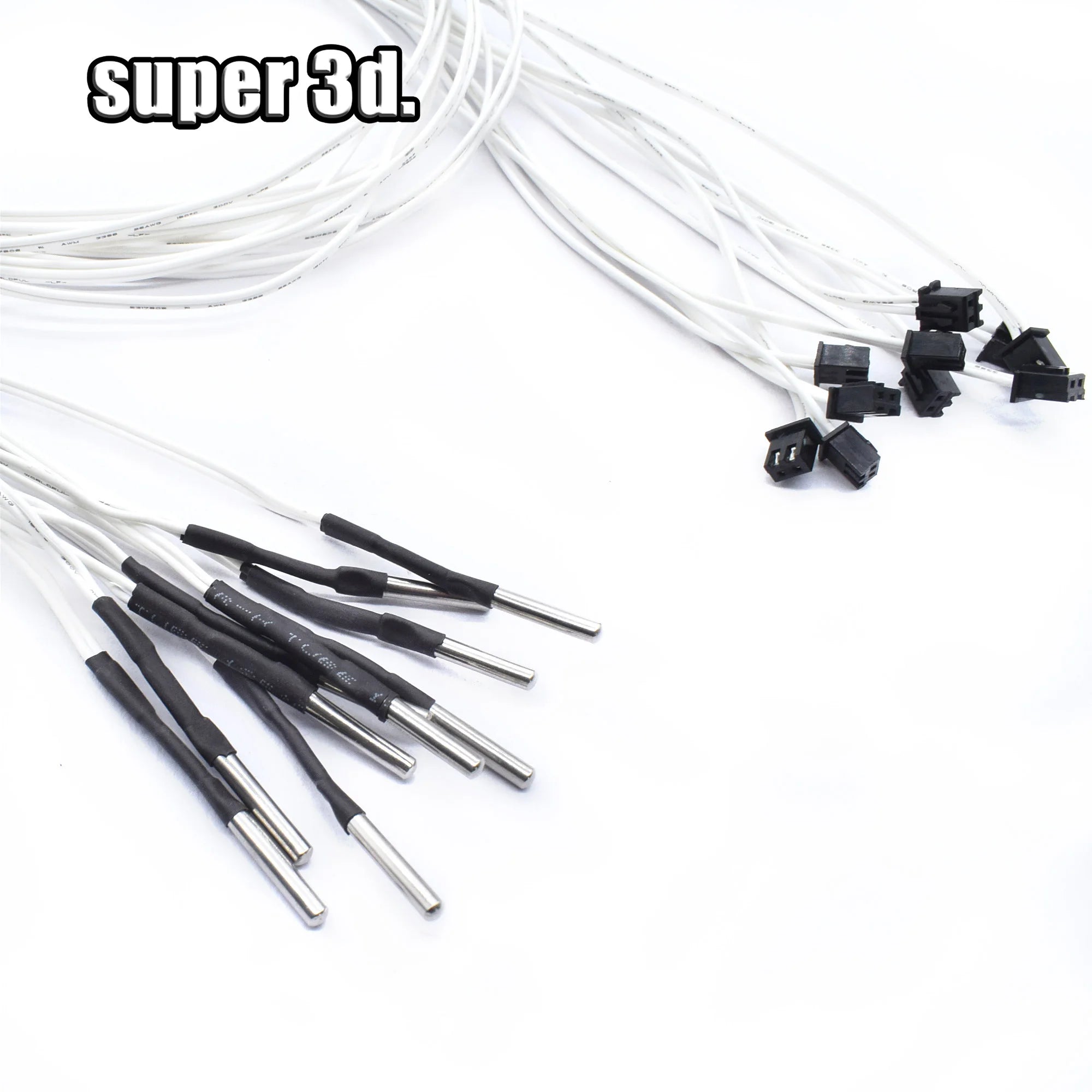 1PC NTC100K Thermistor with 100cm/200cm New Arrival Cable Length for 3D Printer