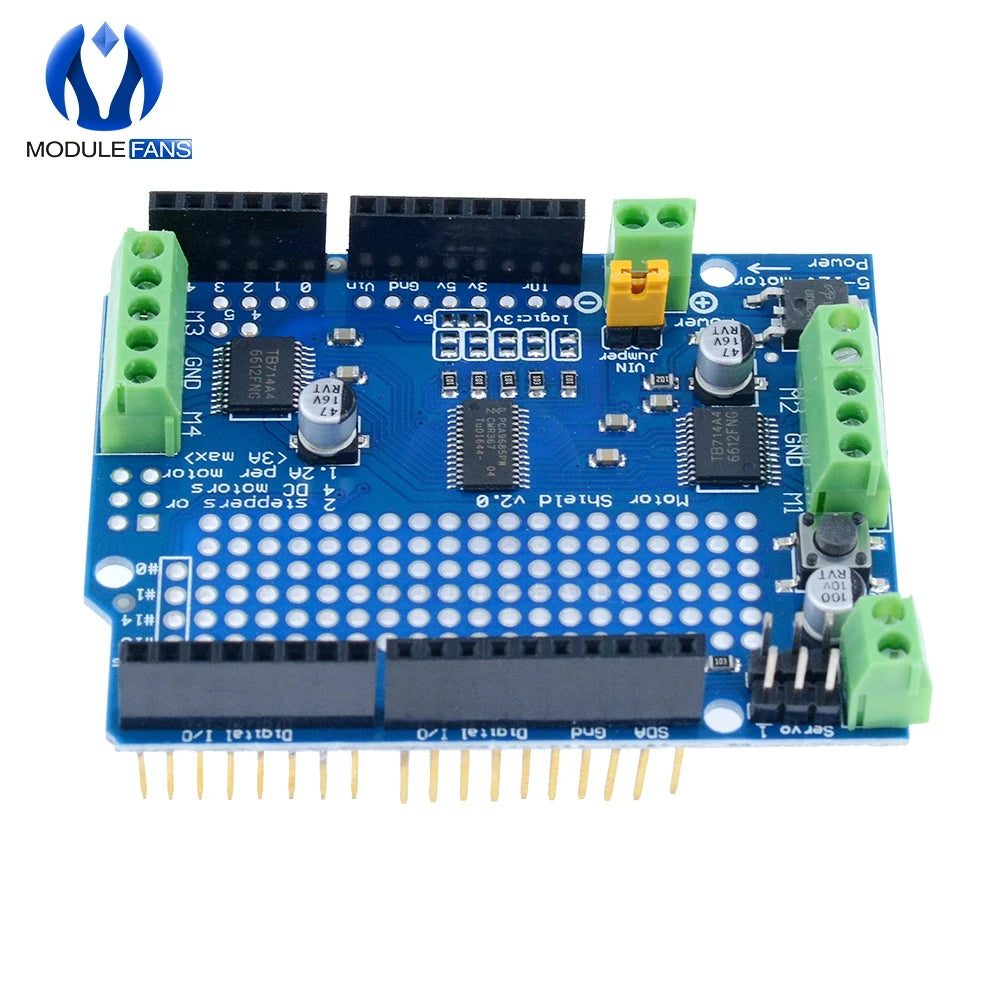 TB6612 IIC I2C Mosfet Stepper Motor Module PCA9685 Servo Driver Shield Module For Arduino Robot  PWM  Leonardo Replace L293D