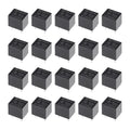 20Pcs JQC-T78-DC12V-C DC 12V Relays Coil SPDT 5P PCB Electromagnetic Power Relay Black For Remote Control Relays