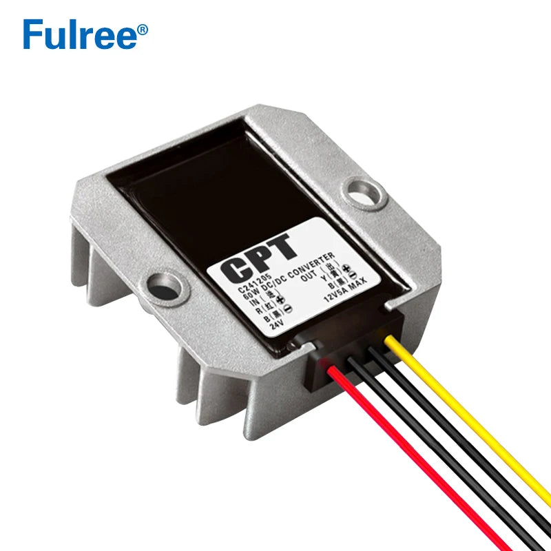 24V to 12V 3A 5A 10A 20A 30A 40A DC Buck Power Converter 24 Volt to 12 Volt Step Down Voltage Reducer Regulator Transformer