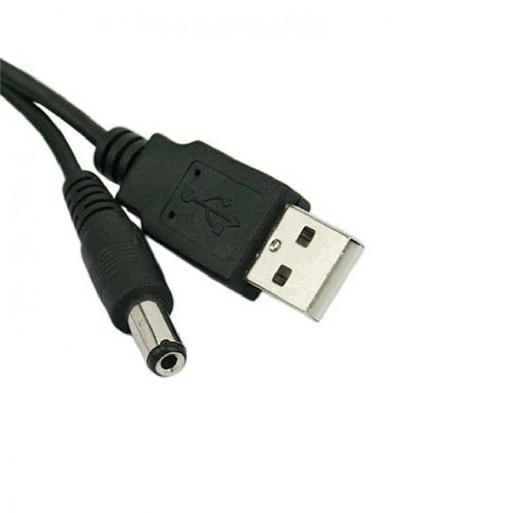 1M USB Port To 5.5 x 2.1mm 5V DC Barrel Jack Power Cable Connector  For Small Electronics Devices Promotion Hot