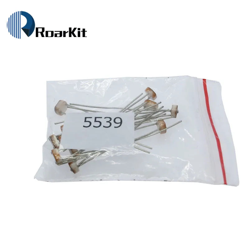 Photoresistor Kit 5Kindsx10pcs 5506 5516 5528 5537 5539 Light Dependent Resistor LDR Pack Photoresistor Package for Arduino