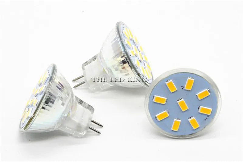 Mini MR11 LED Lamp 5730 LED Bulb 5W 7W DC AC 12V LED GU4 Light Dimmable 120 Beam Angle Chandelier Light Replace Halogen G4 Lamps