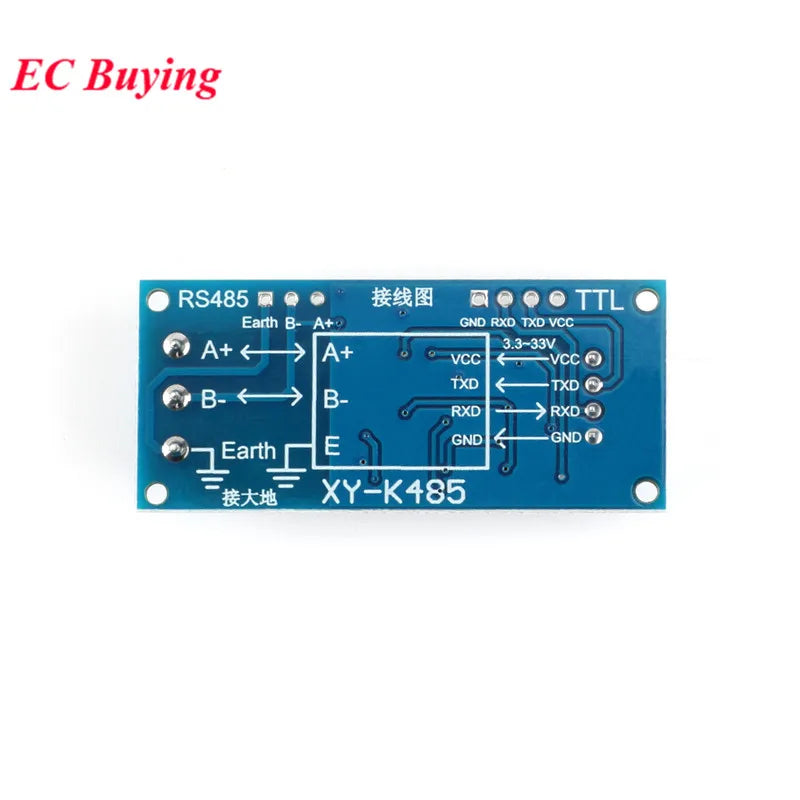 1-10Pcs RS485 RS232 MAX485 TTL CAN to Serial Port Conversion Module Level Convertor Board 232 Turn UART 3.3V 5V MAX485CSA RS-485