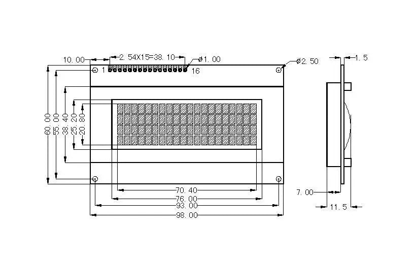 1PCS LCD2004+I2C 2004 20x4 2004A Blue/Green screen HD44780 Character LCD /w IIC/I2C Serial Interface Adapter Module