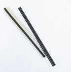 5pcs 2.54mm Pin Header Double Row Single Plastic 2X40P L8.5/9.5/11.4/13/15/21/25/30mm Straight  Gold Board Spacer Male Berg