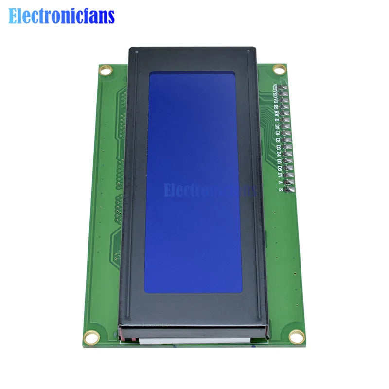 20X4 Character Blue Display HD44780 Controller LCD with Blue Screen Backlight IIC I2C TWI SPI Serial Interface for Arduino