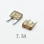 20pcs  5A 7.5A 10A 15A 20A 25 30A AMP Set For Auto Car Truck  Safety fuse Mini Blade Fuse Zinc Alloy and Plastic Material