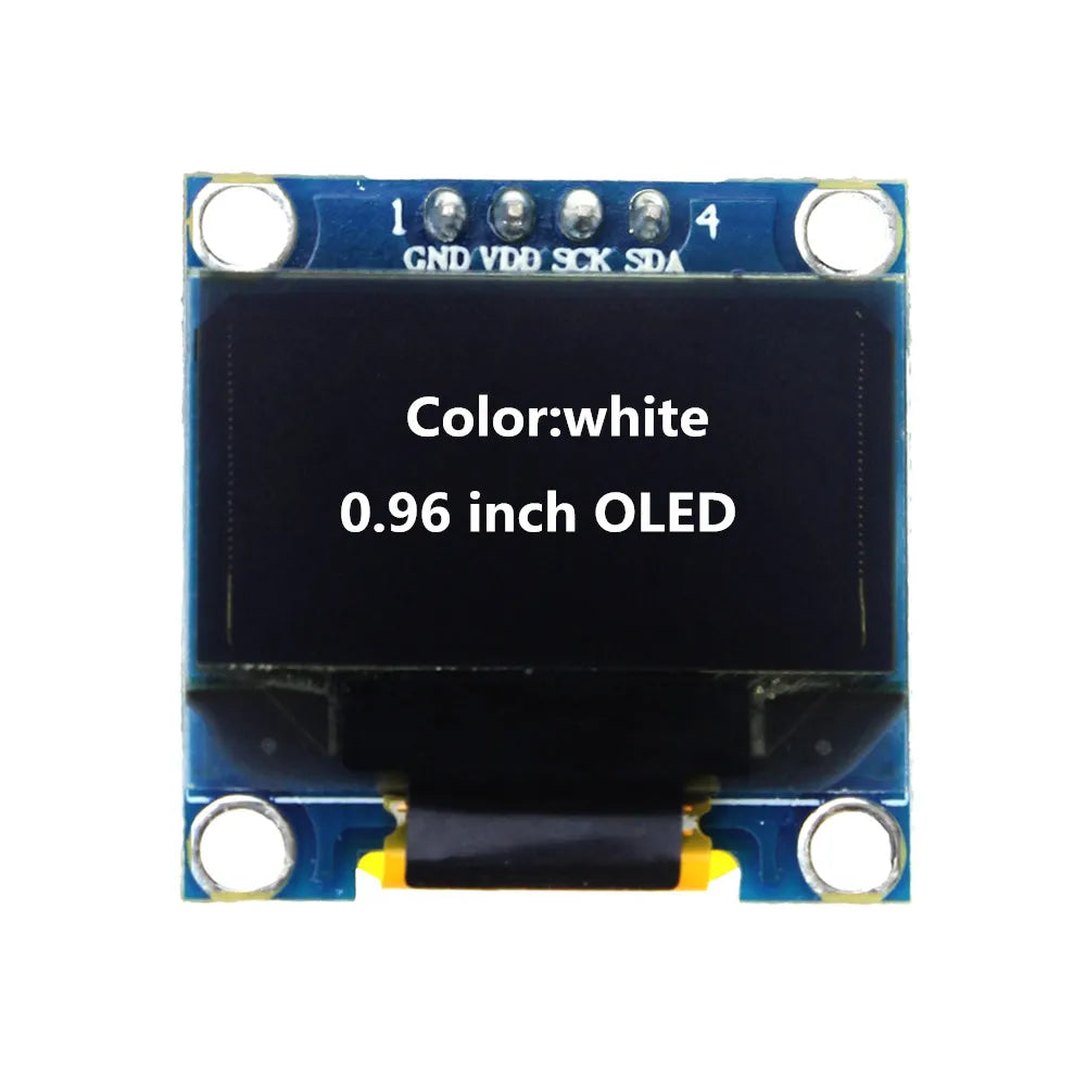 0.91 Inch 128x32 IIC I2C White / Blue OLED LCD Display DIY Module SSD1306 Driver IC DC 3.3V 5V for Arduino