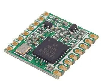 Free shipping 10PCS/LOT  in stock RFM95 20dBm 100mW 868Mhz 915Mhz DSSS spread spectrum wireless transceiver module