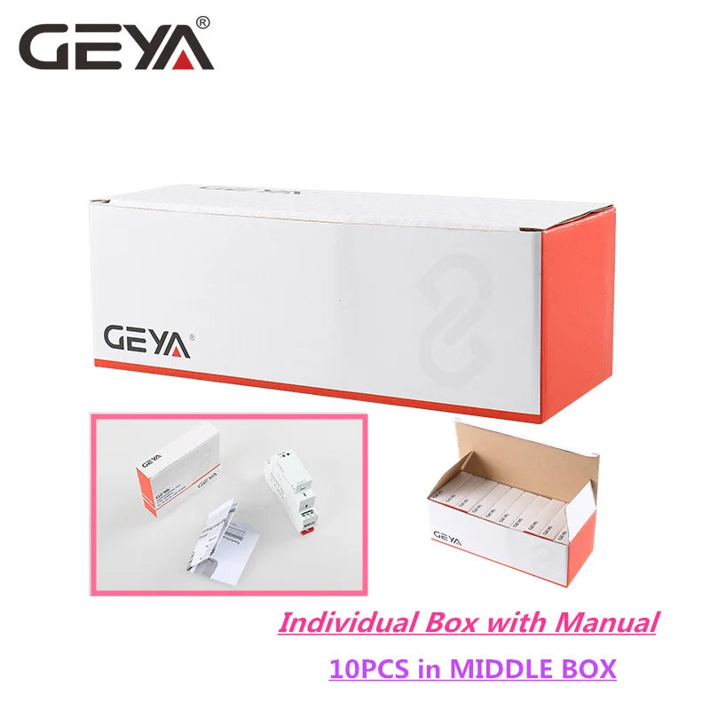 GEYA Din Rail Latching Relay 220V Impulse Relay DC12V 24V 16A Electronic Relay 220V with CE CB