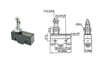LXW5-11N1 LXW5-11G2 Z-15G Microswitch Limit Travel Switch Small Horizontal Rotary Roller Lever Arm Hinge Screw Terminal