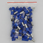 E16-12 Tube Insulating Insulated Terminals 16MM2 Cable Wire Connector Insulating Crimp Terminal 100PCS/Pack Connector E-