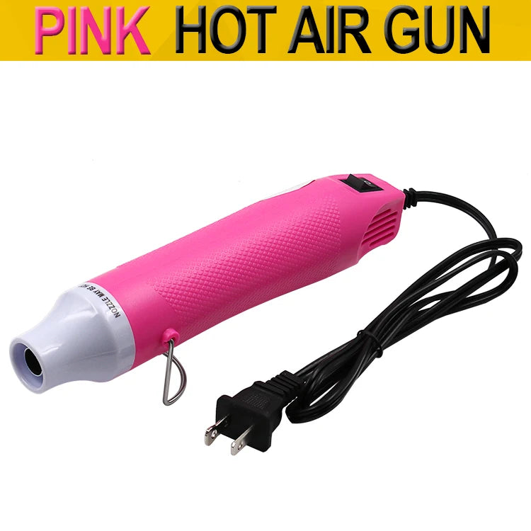 110V DIY Using Heat Gun Electric Power Tool Hot Air 300W Temperature Gun with Supporting Seat Shrink US Plug