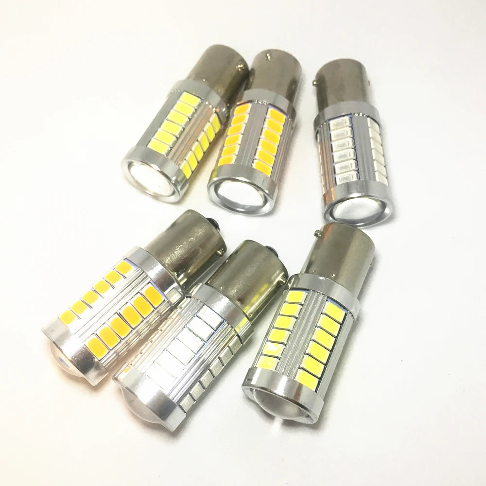 1pcs 1156 ba15s P21W led 5630 5730 smd Car Tail Bulb Brake Lights auto Reverse Lamp Daytime Running Light red white yellow