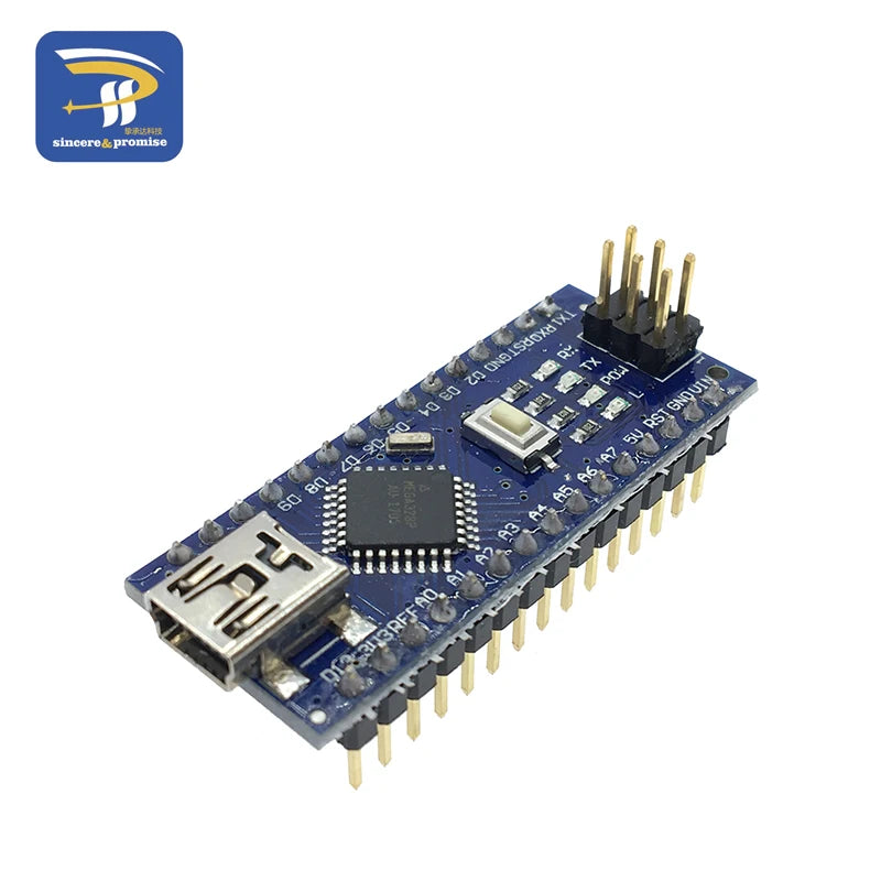 Welded Nano 3.0 CH340G Atmega328 MINI CH340C Controller Board Module For Arduino CH340 Atmega328P USB V3.0 Driver With CABLE