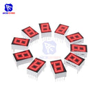 diymore 5PCS/Lot 0.56" 7 Segment 1 Bit Red LED Digital Display Common Anode / Common Cathode LED Digital Tube Red for Arduino