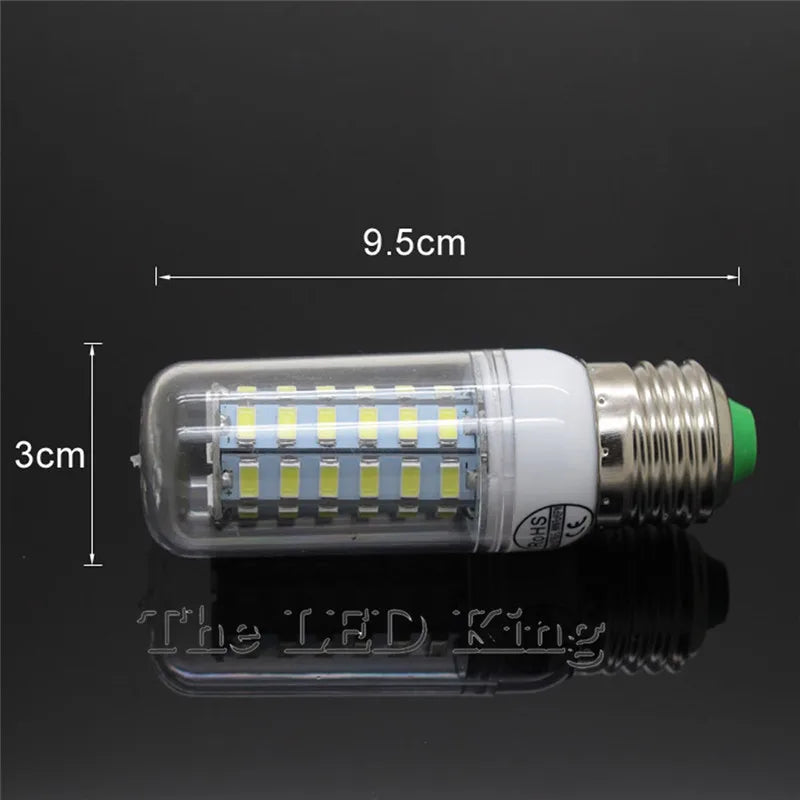 Replace CFL 8W 12W 15W 20W 25W 30W E27 E14 220V LED Light Bulb High Luminous 5730 Spotlight LEDs Corn Lamp Chandelier Lighting