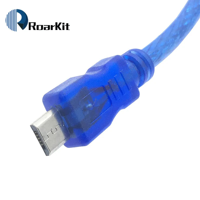 5/10PCS Micro USB Cable for Pro Micro Leonardo DUE R3 D1 Mini NodeMcu V3 TP4056 18650 Board 30cm