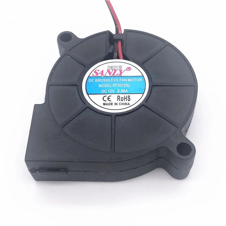 SANLY SF5015SL SF5015SM  12V 0.06A 0.08A 5cm 5015 50x50x15mm Industrial Blower For Humidifier Server Cooling Fan 2PIN