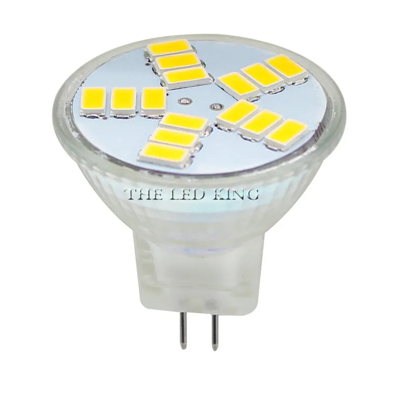 Mini MR11 LED Lamp 5730 LED Bulb 5W 7W DC AC 12V LED GU4 Light Dimmable 120 Beam Angle Chandelier Light Replace Halogen G4 Lamps