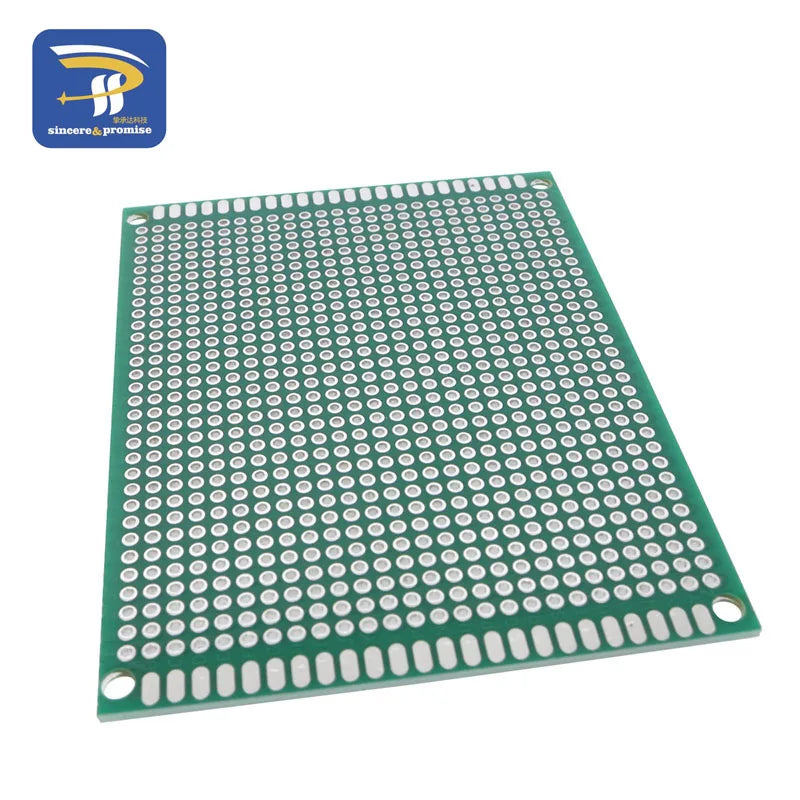 2x8/3x7/4x6/5x7/6x8/7x9/8x12/9x15cm Double Sided Perfboard Prototype PCB Tinned Universal Board Experimental Plate Circuirt Hole