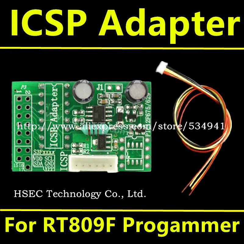 Original Newest RT809F ISP Programmer clip + 5 adapter socket for bios rt809 ICSP usb programmer universal nand tsop48