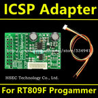 Original Newest RT809F ISP Programmer clip + 5 adapter socket for bios rt809 ICSP usb programmer universal nand tsop48