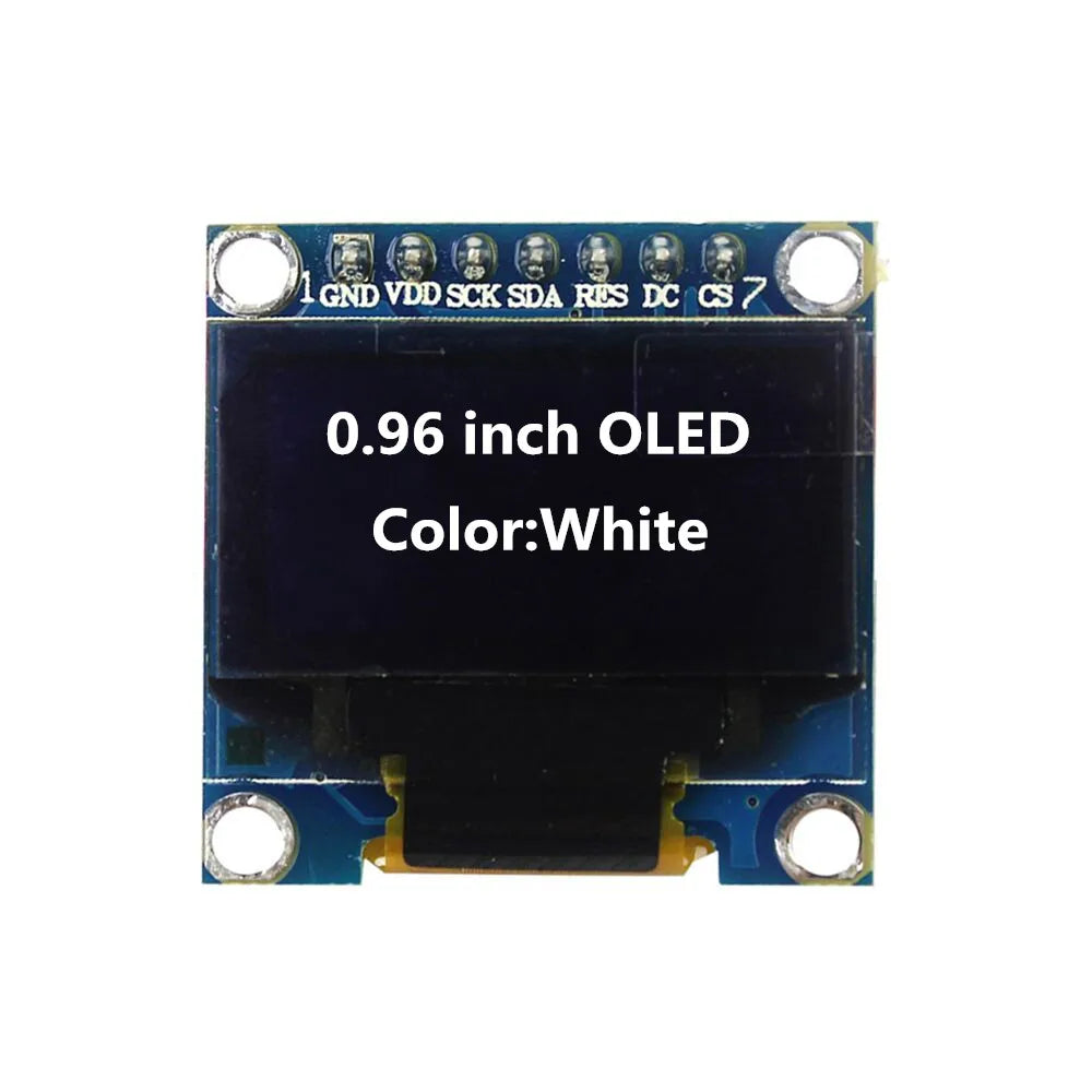 0.91 Inch 128x32 IIC I2C White / Blue OLED LCD Display DIY Module SSD1306 Driver IC DC 3.3V 5V for Arduino