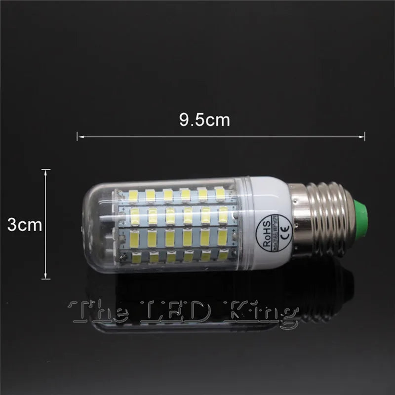 Replace CFL 8W 12W 15W 20W 25W 30W E27 E14 220V LED Light Bulb High Luminous 5730 Spotlight LEDs Corn Lamp Chandelier Lighting
