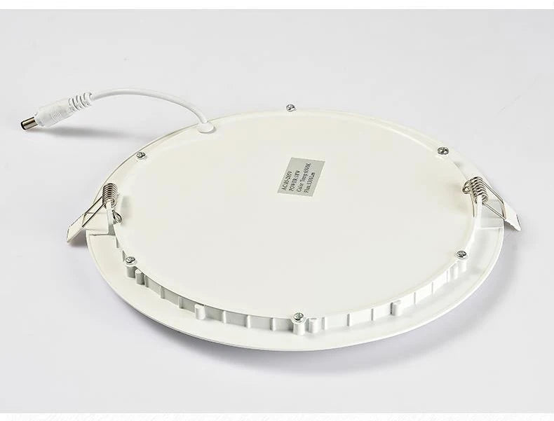 1X Ultra Thin Led Panel Downlight 3w 6w 9w 12w 15w 18w LED Round Ceiling Light Built-in AC85-265V LED Panel Light SMD2835